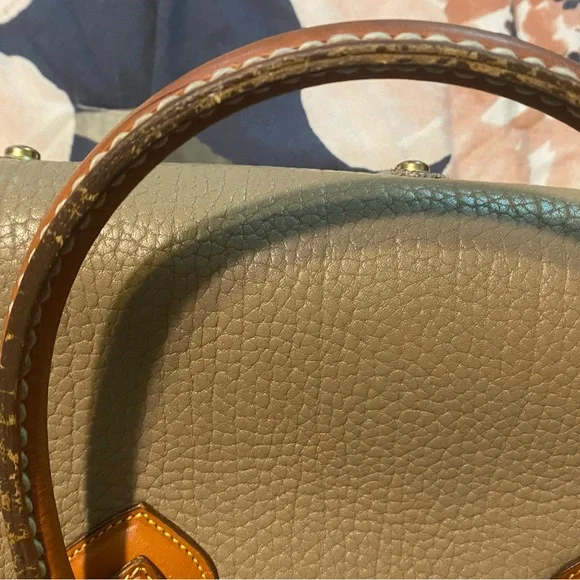 Dooney & Bourke Tan and Brown Satchel - Picture 5 of 5